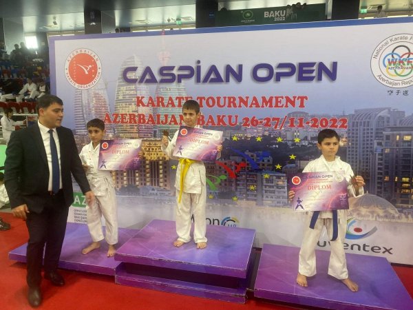 "Caspian Open" yarışında Sumqayıtlı karateçilər uğurlu nəticələr əldə ediblər -FOTO
