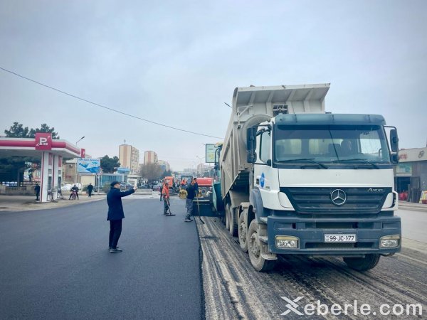 Sumqayıtda bu yol asfaltlanır - FOTO