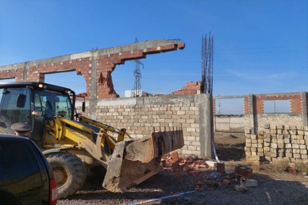 Sumqayıtda qanunsuz tikintinin qarşısı alındı - VİDEO (FOTO)