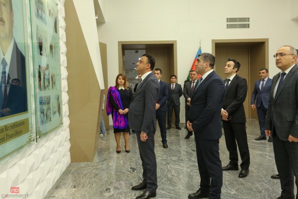“Yeni klinika”da ümummilli lider Heydər Əliyevin büstünün açılışı oldu – FOTO