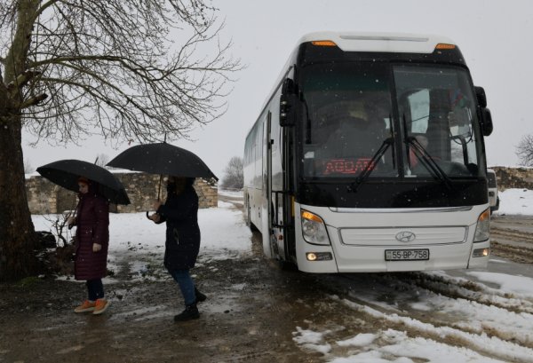 Azad olunmuş ərazilərə mart ayına olan avtobus biletləri satışa çıxarılır