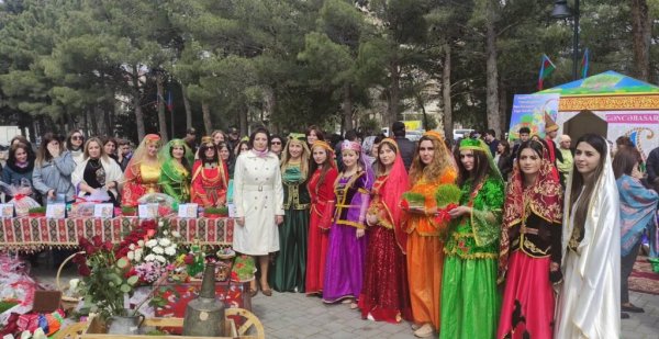 Sumqayıtda Novruz bayramı münasibətilə ümumşəhər tədbiri keçirilib - FOTOLAR