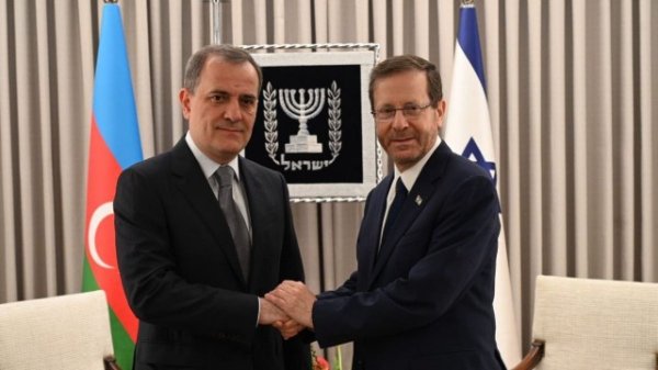 Ceyhun Bayramov İsrail prezidenti ilə görüşdü