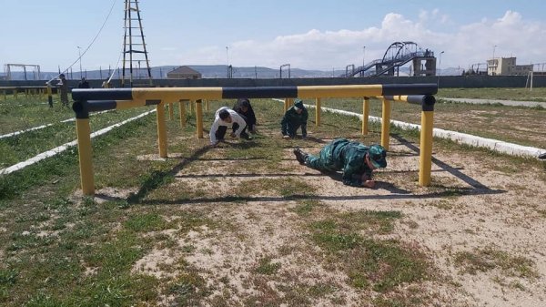 Sumqayıtda "Şahin" hərbi-idman oyununun şəhər birinciliyi keçirilib - FOTO