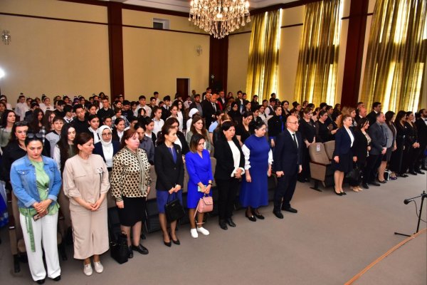 Sumqayıtda “Dahi şəxsiyyət və müdrik lider” adlı tədbir keçirilib - FOTO