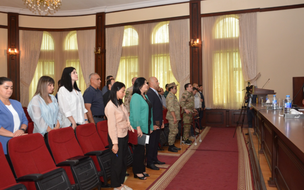 Abşeronda şəhid ailələri və qazilərlə növbəti görüş keçirildi - FOTOLAR