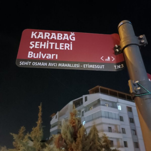 Ankarada "Qarabağ Şəhidləri" küçəsi  (FOTO)