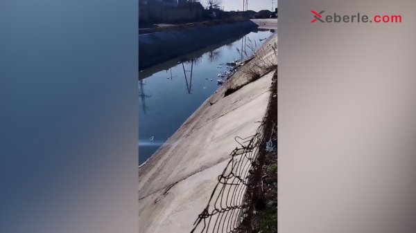 Sumqayıtda "Yaşıl dərə"dən keçən kanal xəstəlik mənbəyidir (Foto) (Video)
