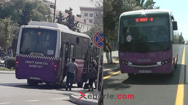 Sumqayıtın 12 nömrəli avtobus sürücüləri özbaşınalıq edir (ŞİKAYƏT)