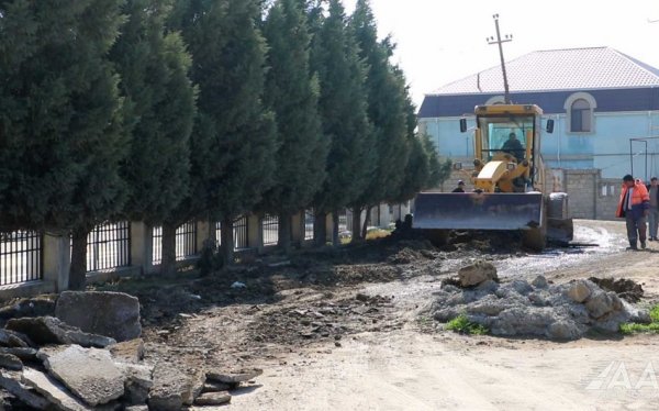 Sumqayıtda avtomobil yollarının təmirinə başlanılıb