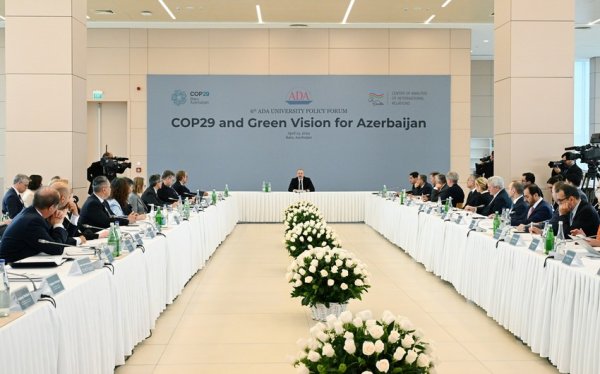 Prezident: COP29 Azərbaycana böyük hörmət və dəstəyinin təzahürüdür