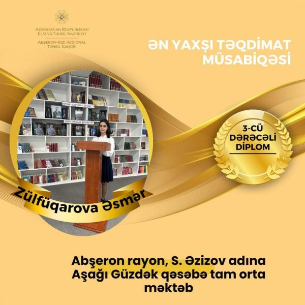 Sumqayıt şagirdləri “Ən yaxşı təqdimat” müsabiqəsinin qalibi oldu - FOTO