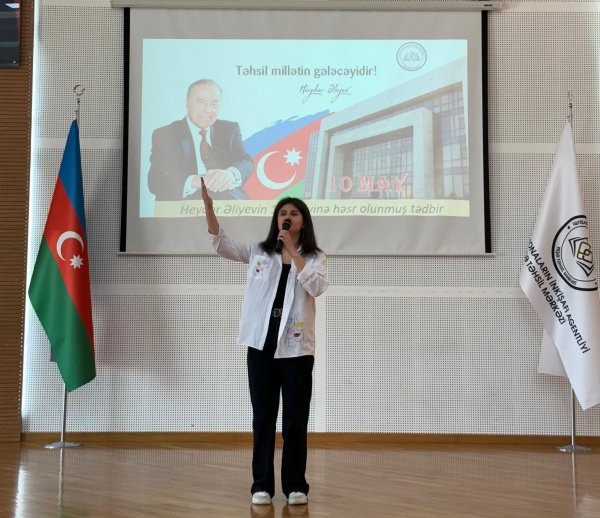 Peşə Təhsil Mərkəzində Ulu Öndər Heydər Əliyevin anadan olmasının 101 illiyinə həsr olunmuş tədbir keçirilib - FOTOLAR