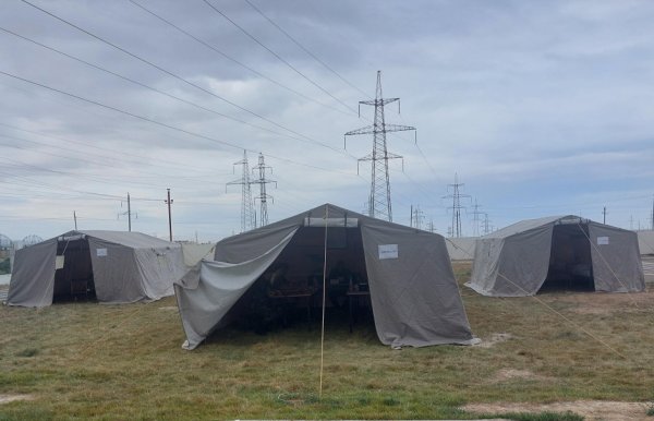 FHN-in Sumqayıt Regional Mərkəzində qərargah məşqi keçirilib - FOTOLAR