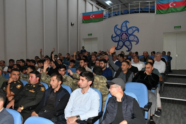 “Azərbaycan Vətənpərvərlər” İctimai Birliyinə yeni sədr seçilib - FOTOLAR