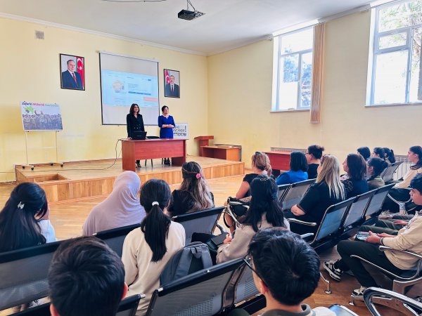 Bu məktəbdə robototexnikanın öyrənilməsi üzrə layihənin açılışı baş tutdu - FOTO