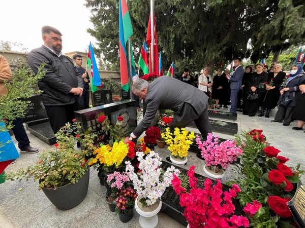 Abşeronda şəhidlərimiz ildönümlərində yad edildi - FOTOLAR