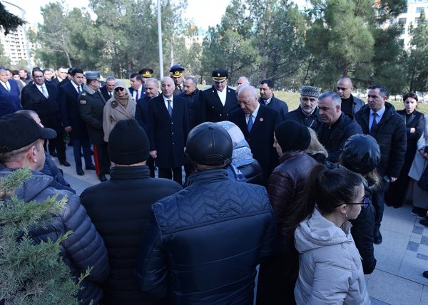 Sumqayıtda 20 Yanvar faciəsinin 35-ci ildönümü ilə əlaqədar anım mərasimi keçirilib -FOTOLAR