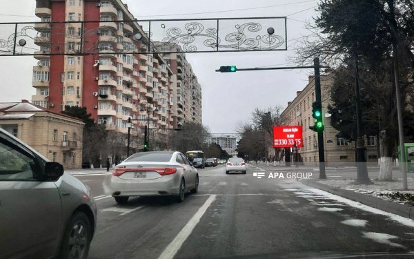 Sumqayıt şəhərində yağan qarla bağlı operativ tədbirlər görülür - FOTO