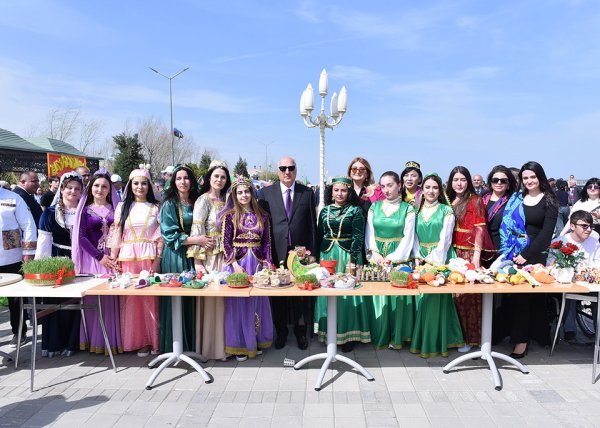 Sumqayıtda Novruz bayramı münasibətilə möhtəşəm tədbir keçirildi – FOTO