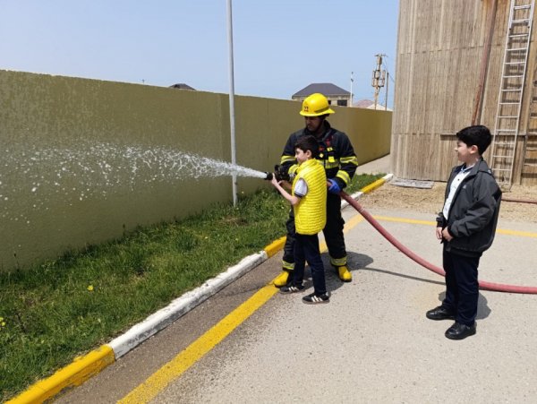 Dövlət Yanğından Mühafizə Xidməti Sumqayıtda “açıq qapı günü” keçirib