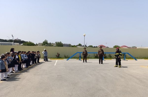 Dövlət Yanğından Mühafizə Xidməti Sumqayıtda “açıq qapı günü” keçirib