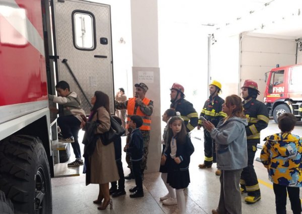Dövlət Yanğından Mühafizə Xidməti Sumqayıtda “açıq qapı günü” keçirib