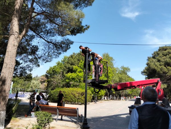 Sumqayıt Bələdiyyəsi yay abadlıq işlərinə başlayıb