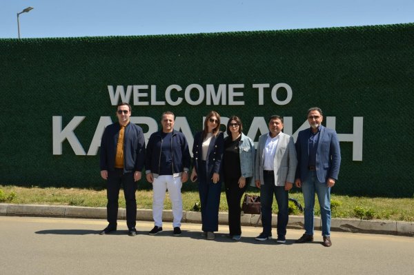 Sumqayıtın deputatları Qarabağda (FOTOLAR)