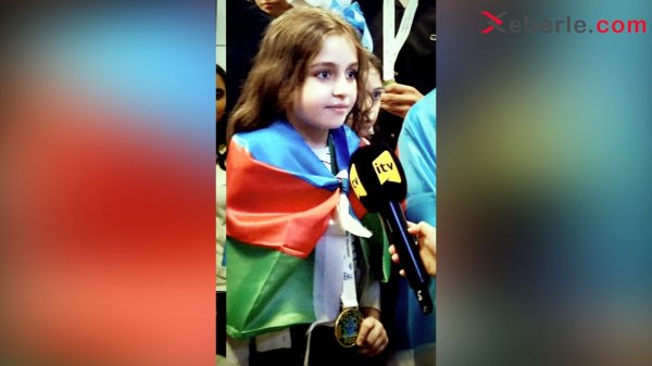7 yaşında 21 medal qazanan azərbaycanlı şagird FOTO