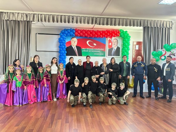 Sumqayıt məktəbində Zəfər Gününə həsr olunmuş tədbir keçirilib - FOTOLAR