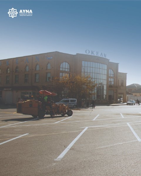 Sumqayıt Dəmiryol Vağzalının qarşısında xaotik vəziyyətin qarşısı alınır